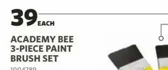 BUCO Academy bee 3-piece paint brush set offer