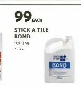 BUCO Stick a tile bond offer