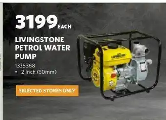 Livingstone petrol water pumps