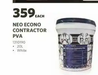 BUCO Neo econo contractor pva offer