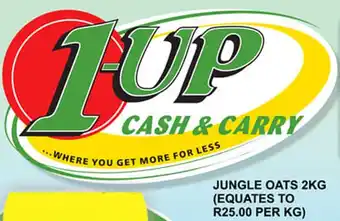 1UP Jungle Oats 2kg (Per kg) offer
