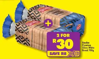 Sasko Premium Slices White Bread 700g