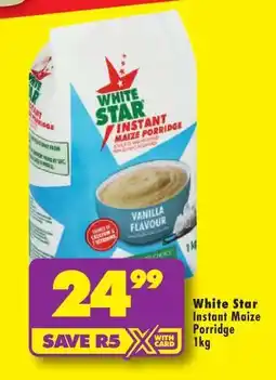 Shoprite White Star Instant Maize Porridge 1kg offer