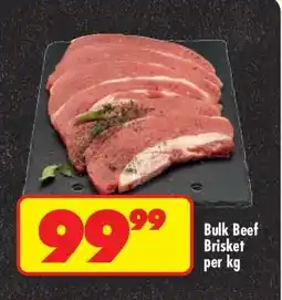 Shoprite Bulk Beef Brisket per kg offer