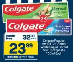 Pick n Pay Colgate Regular, Herbal Gel, Herbal Whitening or Herbal Salt Toothpaste offer