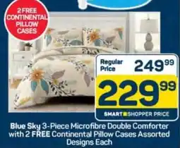 Pick n Pay Blue Sky Microfibre Double Comforter offer