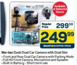 Pick n Pay Nor-tec Dash Dual Car Camera with Dual Sim offer