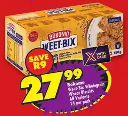 Shoprite Bokomo Weet-Bix Wholegrain Wheat Biscuits All Variants offer