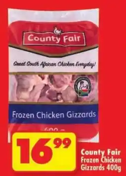 Shoprite County Fair Frozen Chicken Gizzards offer