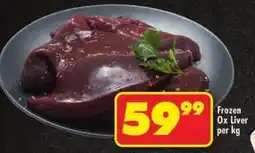 Shoprite Frozen Ox Liver offer