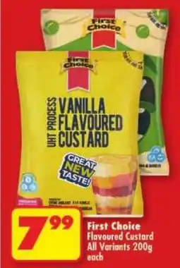 Shoprite First Choice Flavoured Custard All Variants offer