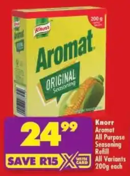 Shoprite Knorr Aromat All Purpose Seasoning Refill All Variants offer