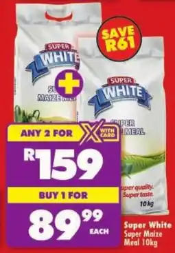 Shoprite Super White Super Maize Meal offer