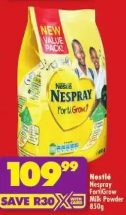 Shoprite Nestlé Nespray FortiGrow Milk Powder offer