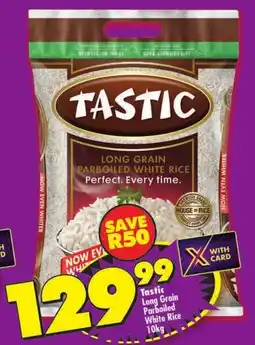 Shoprite Tastic Long Grain Parboiled White Rice offer