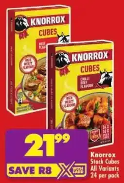 Shoprite Knorrox Stock Cubes All Variants offer