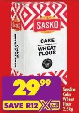 Shoprite Sasko Cake Wheat Flour offer
