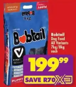 Shoprite Bobtail Dog Food All Variants offer