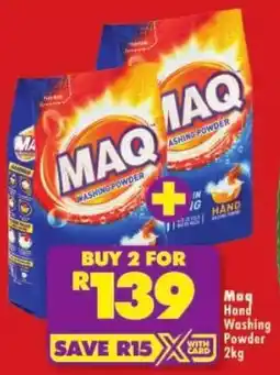 Shoprite Maq Hand Washing Powder offer
