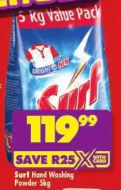 Shoprite Surf Hand Washing Powder offer