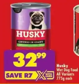 Shoprite Husky Wet Dog Food All Variants offer
