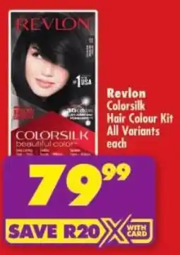 Shoprite Revlon Colorsilk Hair Colour Kit All Variants offer