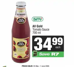 Spar Savemor All Gold Tomato Sauce offer