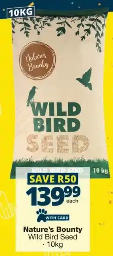 Checkers Nature's Bounty Wild Bird Seed offer