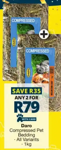 Checkers Daro Compressed Pet Bedding offer