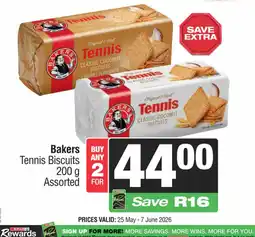Spar Savemor Bakers Tennis Biscuits Assorted offer