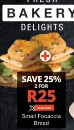 Checkers Hyper Small Focaccia Bread offer