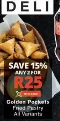 Checkers Hyper Golden Pockets Fried Pastry All Variants offer