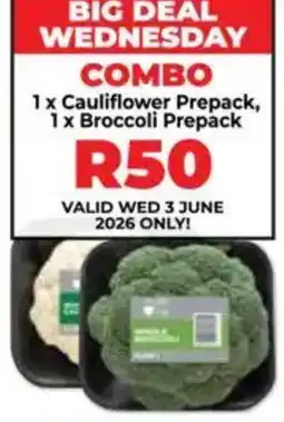 Food Lover's Market Cauliflower Prepack and Broccoli Prepack offer