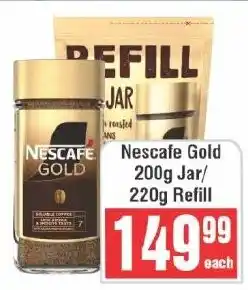 Frontline Nescafe Gold Jar/ Refill offer