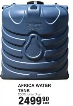 Build It Africa water tank offer