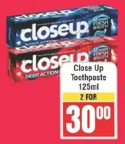 Frontline Close Up Toothpaste offer