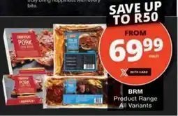 Checkers Hyper BRM Product Range All Variants offer
