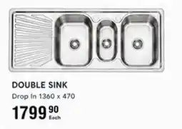 Build It Double sink drop in offer