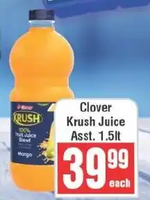 Frontline Clover Krush Juice offer