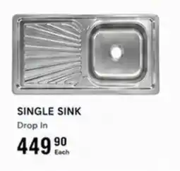 Build It Single sink drop in offer
