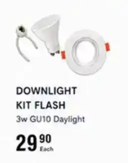 Build It Downlight kit flash 3w gu10 daylight offer