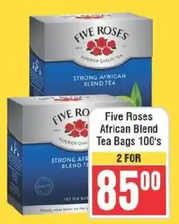 Frontline Five Roses African Blend Tea Bags offer
