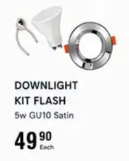 Build It Downlight kit flash 5w GU10 Satin offer