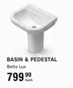 Build It Basin & Pedestal Betta Lux offer