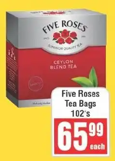 Frontline Five Roses Tea Bags offer