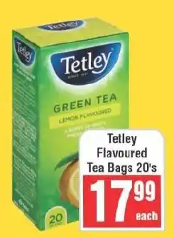 Frontline Tetley Flavoured Tea Bags offer