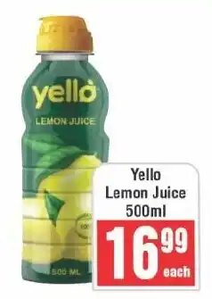 Frontline Yello Lemon Juice offer