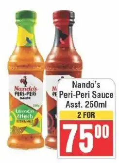 Frontline Nando's Peri-Peri Sauce offer