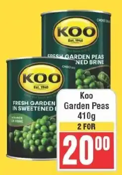 Frontline Коо Garden Peas offer