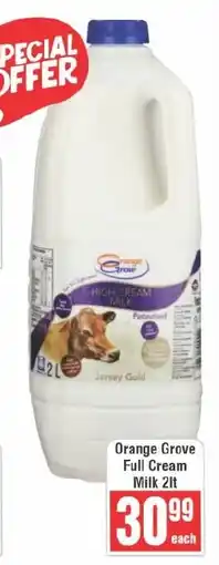 Frontline Orange Grove Full Cream Milk offer